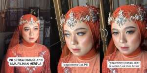 Pengantin Dirias MUA Pilihan Mertua Nangis Kejer, Panggil MUA Pilihan Sendiri Auto Senyum, Hasilnya Memang Jauh Beda Banget