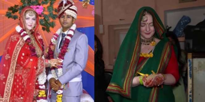 Cewek Bule Ini Jauh-jauh Datang ke India dari Swedia Untuk Nikahi Teman Facebooknya Sejak 2012 Lalu