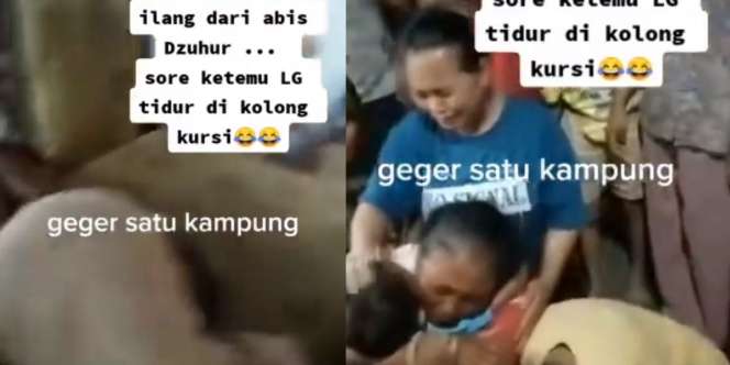 Dicari Warga Sekampung, Anak yang Disangka Hilang Ada di Kolong Kursi Rumah 