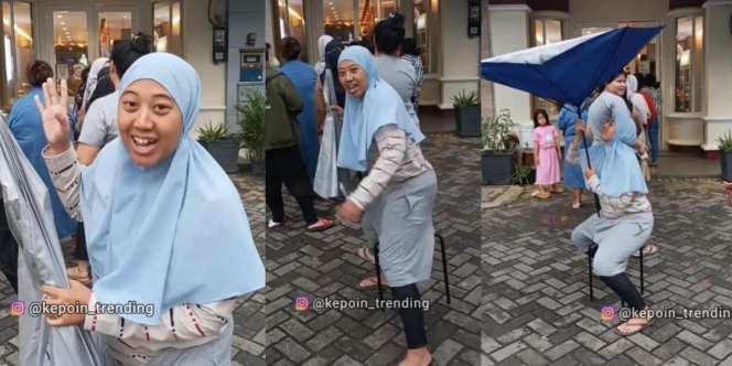Emak-emak Review Celana Unik Anti Lelah Saat Antre Bikin Ngakak, Cuma Tersedia di Toko Ghoib