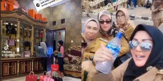 Viral Kades Pamer Tas Mewah, Ternyata Mantan Artis