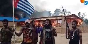 Video TNI Rekam Aktivitas OPM di Tengah Hutan, Begini Penampakannya