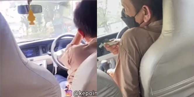 Viral! Driver Taksi Online Menangis Pinjam Uang Penumpang Buat Beli Bensin