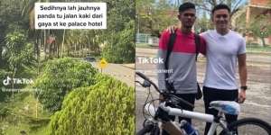 Kisah Haru Kurir Berjalan Kaki 7 Km Antar Makanan karena Berbulan-Bulan Nabung Tak Mampu Beli Kendaraan, Menangis Saat Diberi Sepeda