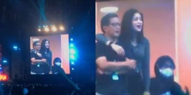 Sosok Salsabila Syaira, Wanita yang Rangkul Rocky Gerung di Konser Dewa 19