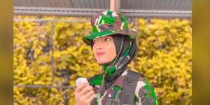 Potret Cantik Wintang, Prajurit TNI yang Juga Atlet Voli