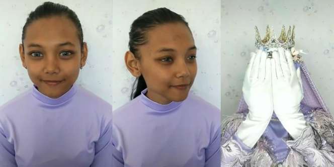 Tranformasi Gadis Polos Berkulit Sawo Matang Dirias Jadi Pengantin Hijab Bak Ratu Barbie, Hampir Tak Kenal Wajah Aslinya