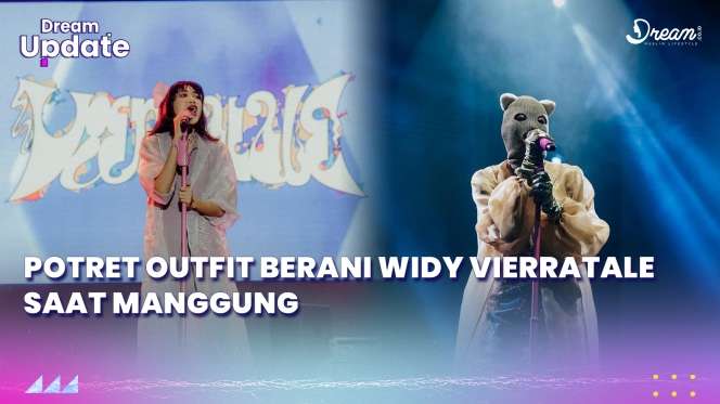 Potret Outfit Berani Widy Vierratale saat Manggung