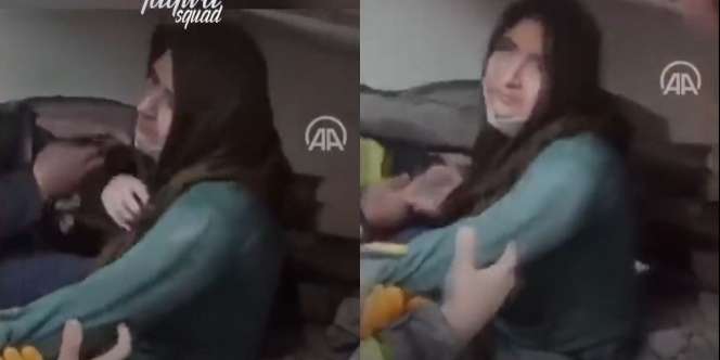 Masya Allah! Nenek Korban Gempa Turki Enggan Keluar dari Reruntuhan Sebelum Diberi Jilbab