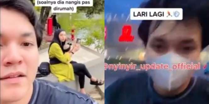 Bikin Baper! Suami ini Lari Sampai Kehujanan demi Kasih Kejutan Ulang Tahun untuk Istrinya