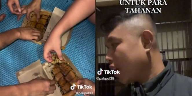 Menyentuh Hati, Polisi ini Belikan Tahanan Martabak saat Sedang Piket Jaga