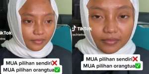 Potret Pengantin Kulit Sawo Matang Dirias MUA Pilihan Orang Tua, Hasilnya Syok di Luar Ekspektasi