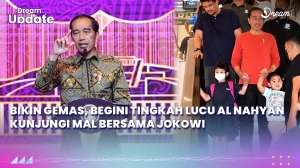 Bikin Gemas, Begini Tingkah Lucu Al Nahyan Nge-Mal Bersama Jokowi