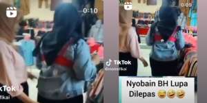 Ngakak! Lupa Lepas BH saat Nyoba di Toko Pakaian, Wanita Ini Auto Malu Serasa Mau Pindah Planet