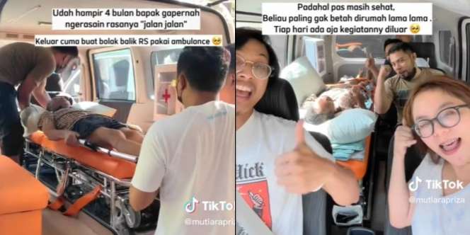 Kisah Haru Anak Belikan Ambulans untuk Ayahnya yang Sakit demi Bisa Ajak Jalan-Jalan