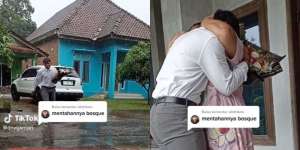 Momen Haru Seorang Anak Beri Kejutan Orangtuanya Setelah Tidak Pulang 5 Tahun