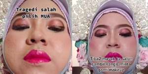 Salah Pilih MUA Saat Nikah, Pengantin Ini Putuskan Rias Ulang, Hasilnya Bak Barbie Hidup!
