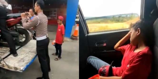 Berangkat dengan Ibu untuk Berobat, Bocah Ini Justru Tersesat 120 Km Saat Pulang, Endingnya Diantar Pulang Polisi