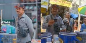 Momen Haru Saat Pedagang Tersenyum Melihat Hasil Foto Dirinya, Netizen Ikut Bahagia