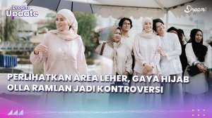 Perlihatkan Area Leher, Gaya Hijab Olla Ramlan Jadi Kontroversi