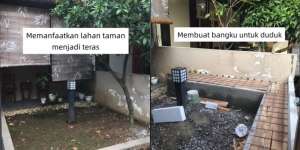 Potret Transformasi Taman Rumah Jadi Teras Super Estetik, Auto Betah Nongkrong!