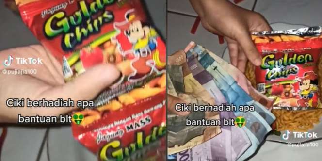 Kaya Instan! Wanita Ini Panen Hadiah Ratusan Ribu dari Ciki Rp500