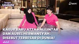 Kasur Baru Atta Halilintar dan Aurel Hermansyah, Disebut Terbesar di Dunia!