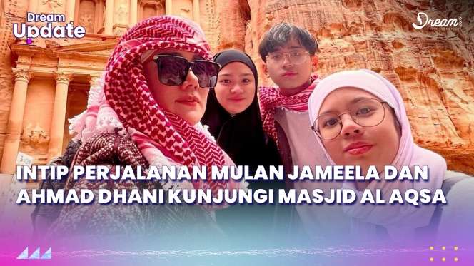Intip Perjalanan Mulan Jameela dan Ahmad Dhani Kunjungi Masjid Al Aqsa
