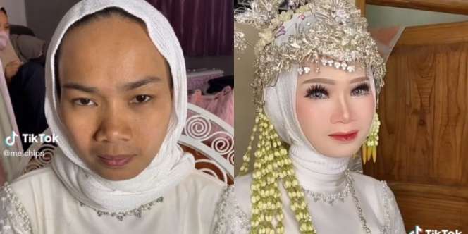 Potret Cewek Tomboy Dimakeup MUA Jadi Pengantin, Hasilnya Bikin Takjub!