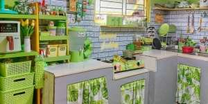 Dapur Bernuansa Ceria Serba Hijau, Penasaran Detailnya?