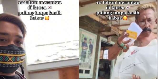 TKI Ini Diam-Diam Pulang Setelah 10 Tahun di Korea, Reaksi Bapaknya di Luar Prediksi Warganet