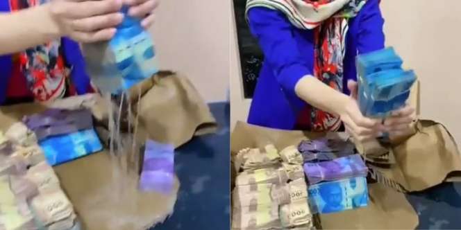 Bak Cucian, Wanita Ini Peras Uang Panai Ratusan Juta yang Basah karena Banjir di Makassar