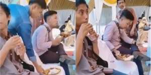 Piring yang Tertukar, Momen Kocak Tamu Kehilangan Makanan di Kondangan