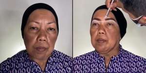 Potret Transformasi Emak-emak Dirias MUA, Hasilnya Bikin Pangling, Jadi Beda Banget!