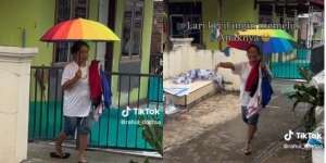 Senyum Semringah Ibu Berlari Ingin Peluk Anaknya yang Pulang dari Rantau ini Bikin Hati Terenyuh