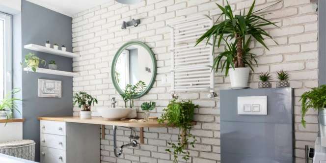 Dekorasi Natural Bikin Suasana Kamar Mandi ala Spa