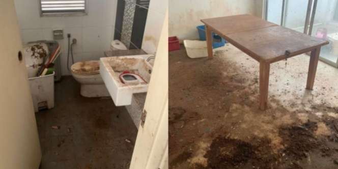 Pemilik Sidak Penyewa Nunggak 4 Bulan Syok Lihat Kondisi Kontrakan, Dikira Bekas Banjir tapi Tercium Bau Busuk