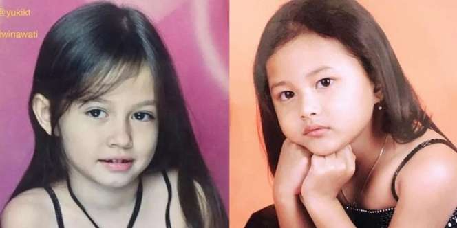 15 Foto Masa Kecil Artis Cantik yang Menggemaskan, Luna Maya dan Nagita Slavina Bule Banget!