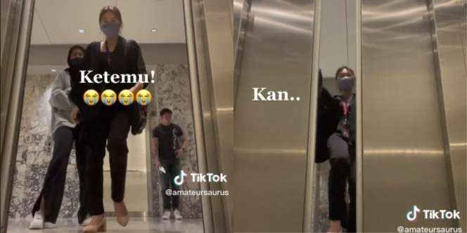 Wanita Ini Niat Ngonten di Lift, Saat HP Ditaruh di Lantai yang Terjadi di Luar Dugaan