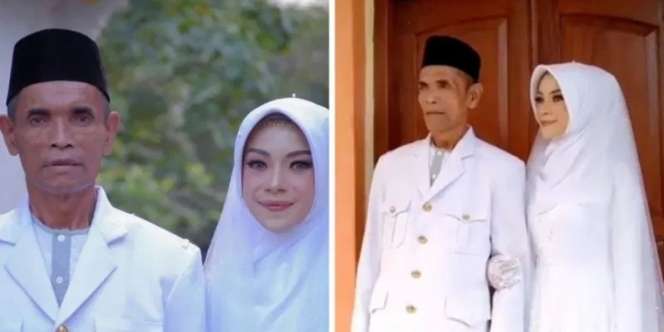 Viral Kisah Pasangan Pengantin Beda Usia 36 Tahun, Dulu Nangis Tak Terima Dijodohkan, Kini Wanita Ini Nasibnya Berubah Drastis
