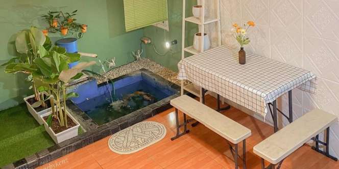 Ide Sudut Melamun Bikin Rileks, Buat Kolam Ikan Mungil dalam Rumah