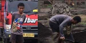 Potret Sederhana Pemuda Pilih Jadi Kuli Bangunan Padahal Bapaknya Wakil Walikota