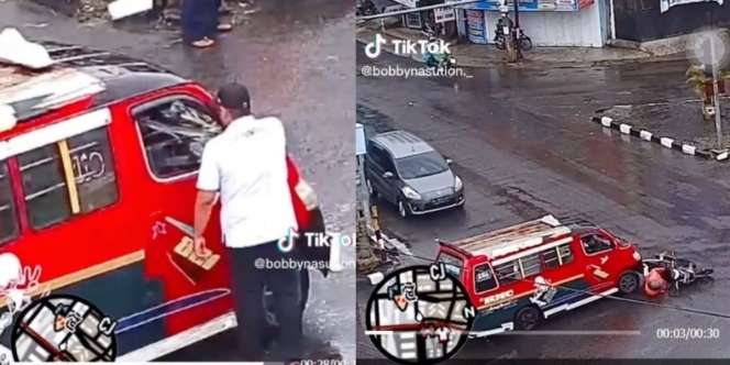Video Detik-Detik Walikota Medan Bobby Nasution Cegat Angkot Ugal-Ugalan yang Kabur Usai Tabrak Motor