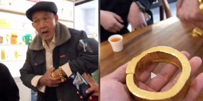 Kakek 90 Tahun Pamer Emas 2 Kg, Netizen Berebut Menjodohkan dengan Nenek Mereka