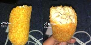 Mau Ngakak Tapi Kasihan, Beli Corn Dog Berharap Ada Sosisnya, Eh Isinya Ternyata Tempe