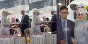Begini Potret Cantik Istri Ustadz Tile yang Baru Menikah, Malu-Malu Sambil Lirik Suami Pas Difoto