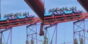 Detik-Detik Roller Coaster Dufan Macet, Pengunjung Deg-degan Terjebak di Atas