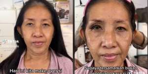Potret Makeover Tante Jadi Mirip Cici-cici Cantik, MUA Punya Teknik Rahasia, Hasilnya Bikin Melongo!