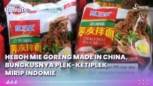 Heboh Mie Goreng Made in China, Bungkusnya Plek-ketiplek Mirip Indomie