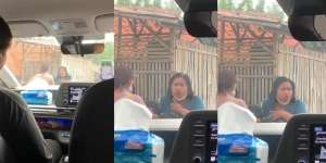 Emak-Emak Kompleks Asyik Ngerumpi di Jalan, Ekspresi Wajah dan Bibirnya Bikin Gemes, Kata Netizen Sampai Bergelombang